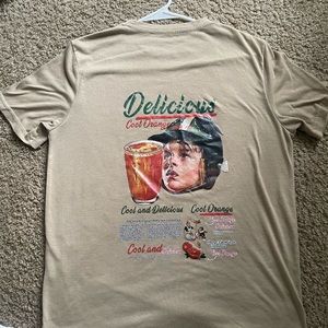 Men slogan graphic tee